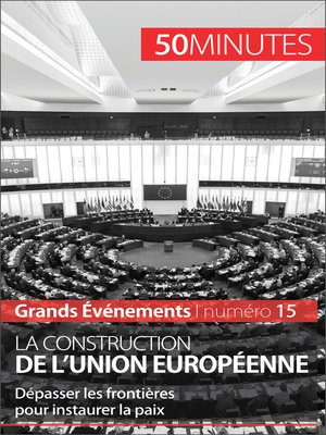 cover image of La construction de l'Union européenne